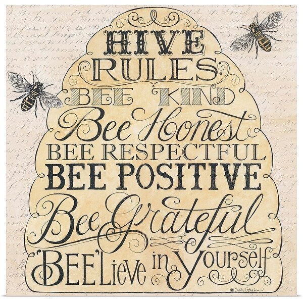 "Hive Rules" Poster Print - Overstock - 25501360